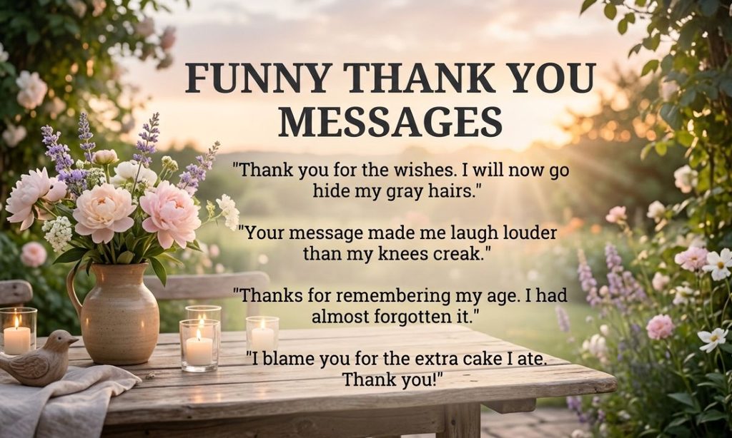 Funny Thank You Messages