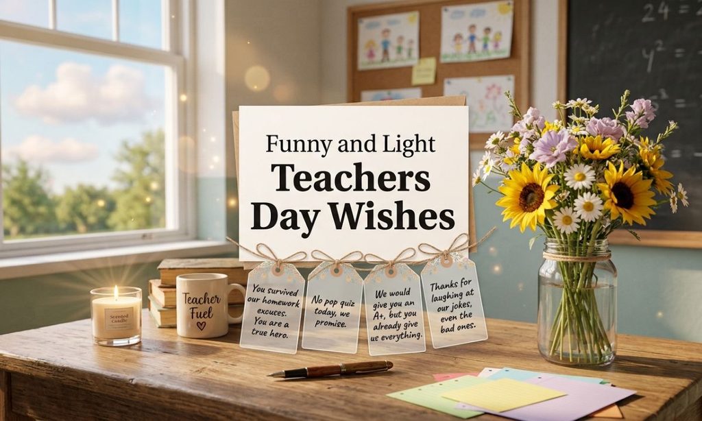 Funny and Light Teachers Day Wishes
