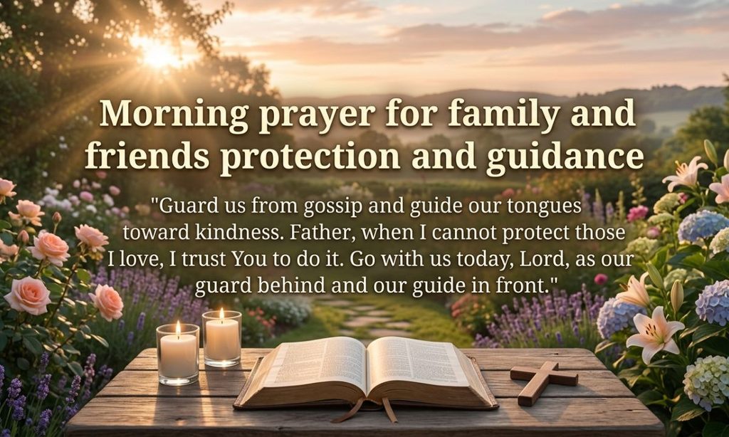 Morning prayer for family and friends protection and guidance