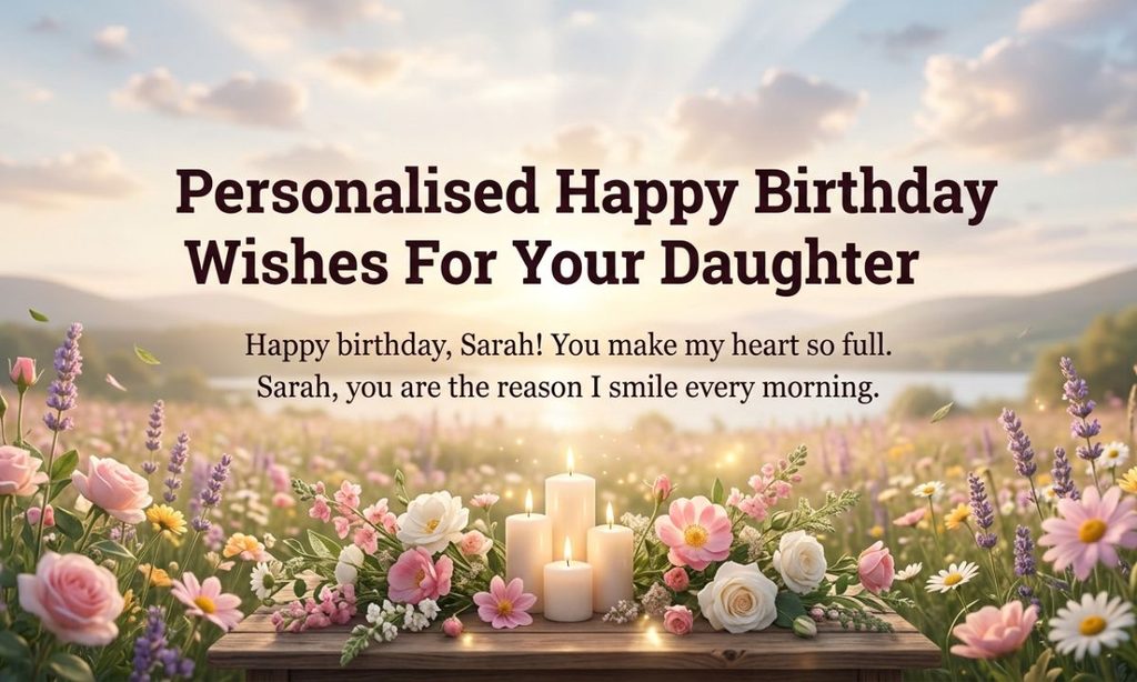 Personalised Happy Birthday Wishes For Your Daughter