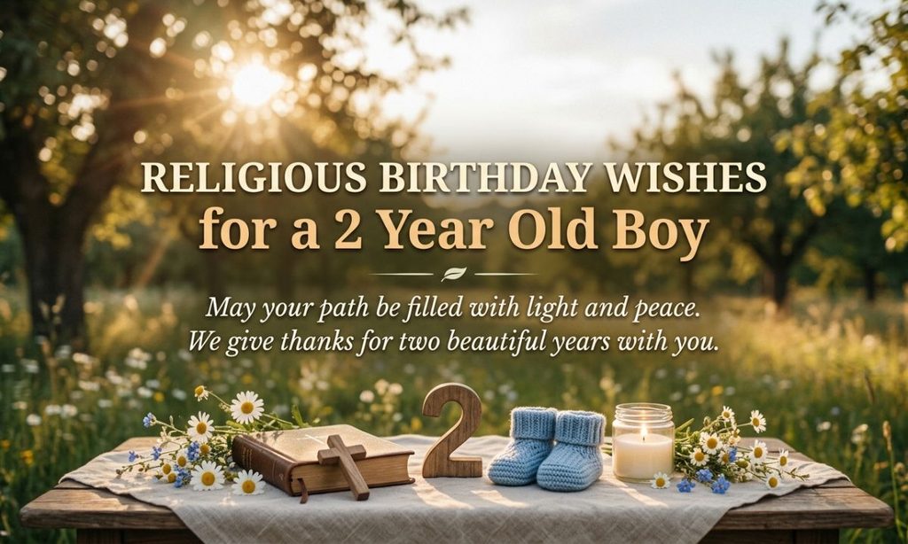 Religious Birthday Wishes for a 2 Year Old Boy